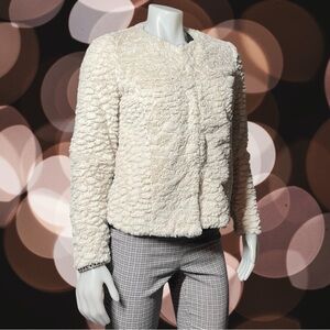 Soyaconcept Teddy Jacket Cream Size S